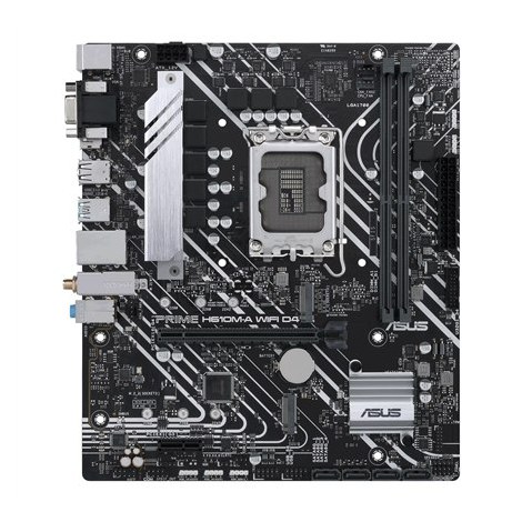Asus | PRIME H610M-A WIFI D4 | Processor family Intel | Processor socket LGA1700 | DDR4 DIMM | Memory slots 2 | Supported hard